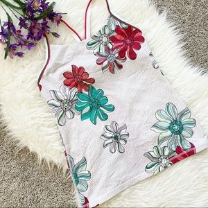Lululemon T-Back Floral Limited Edition Tank Top Size 8